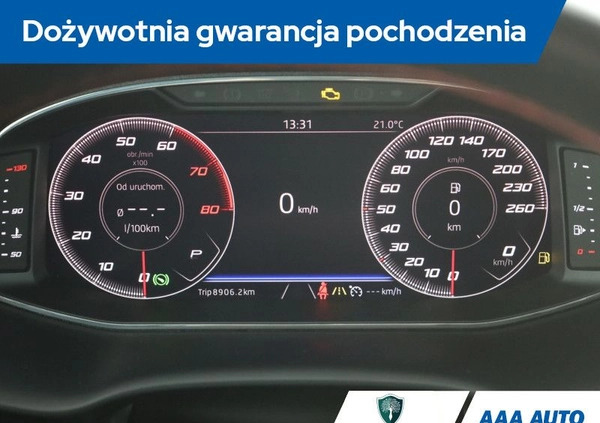 Seat Ateca cena 103001 przebieg: 78450, rok produkcji 2018 z Koziegłowy małe 326
